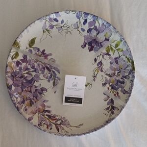 NWT Rachel Ashwell Melamine Dinner Plates Lilac Set Of 4